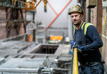 Martin Stigh, a Hydraulic mechanic at Gränges Finspång.
