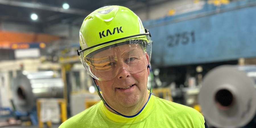 Gränges Finspång production leader, Peter Alvarsson.