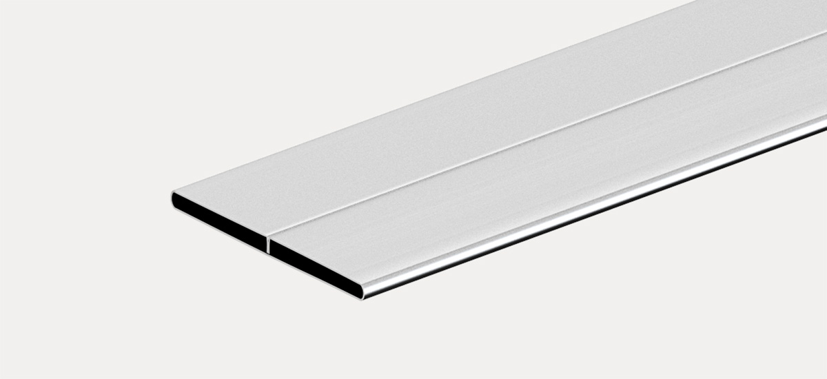 Microchannel folded tube.