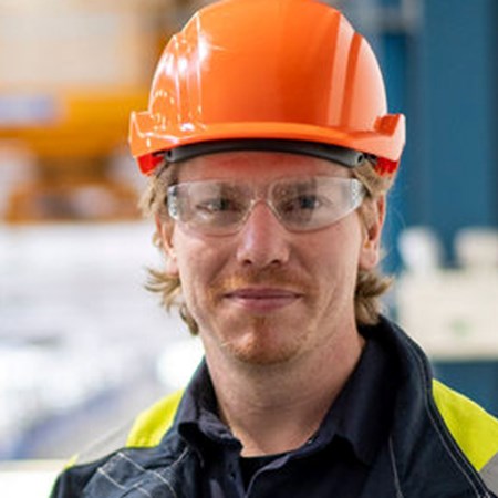 Simon Bergfors, Process Development Engineer.